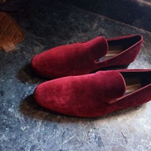 Maroon Suede Steve Madden Loafers